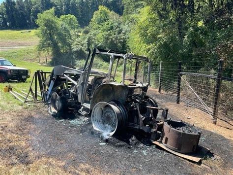 Tractor Fire At Shaw Orchards Under Investigation By Md Fire Marshal Bel Air Md Patch