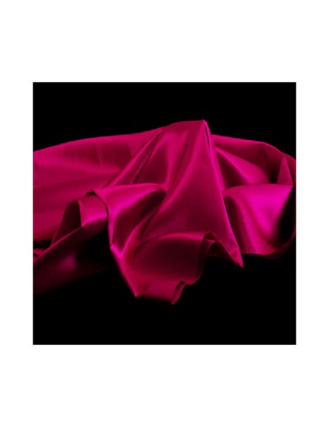 Tissu Satin Uni Fuchsia