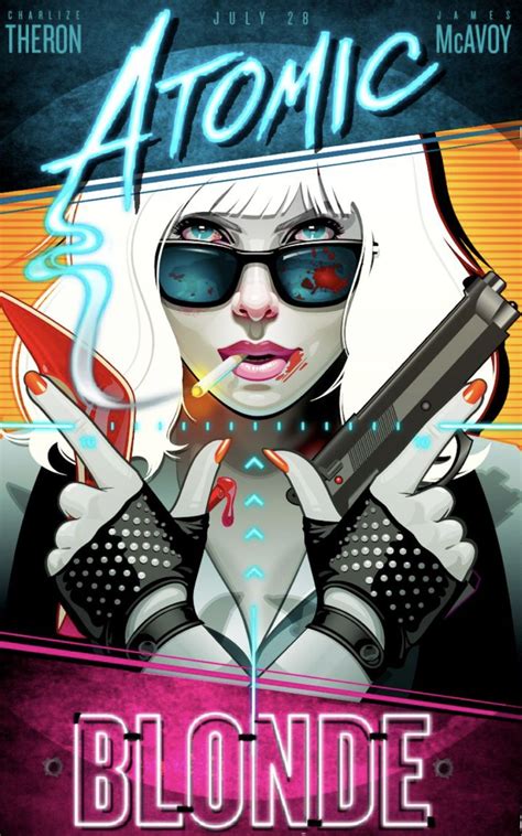 Atomic Blonde Poster Alternative Movie Posters Movie Posters Movie Posters Design
