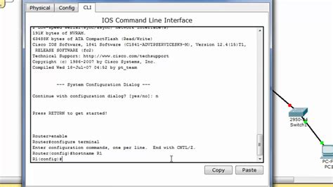 Configuraci N Del Router Cisco Mediante Comandos En Packet Tracer Youtube