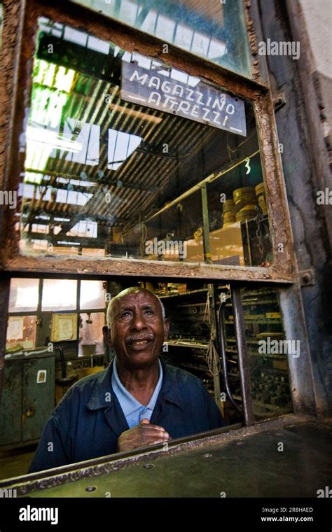 Mechanical Workshop Eritrean Railways From Asmara To Massawa Eritrea