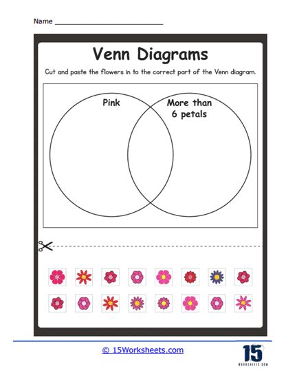 Venn Diagrams Worksheets 15 Worksheets