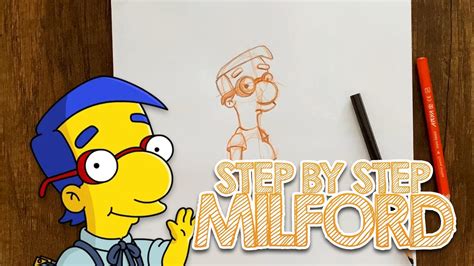 Easy Drawing For Milford Van Houten Simpsons Step By Step Youtube