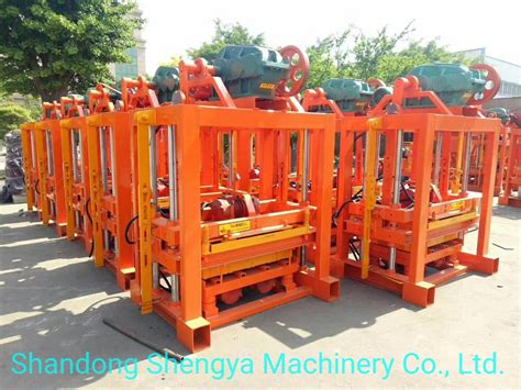 Qtj4 40b Hollow Block Paver Brick Mould Prices Professional Factory