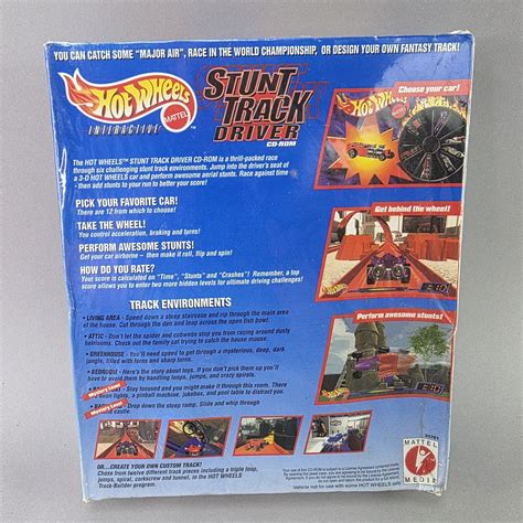 Hot Wheels Stunt Track Driver CD ROM PC For Sale Online EBay