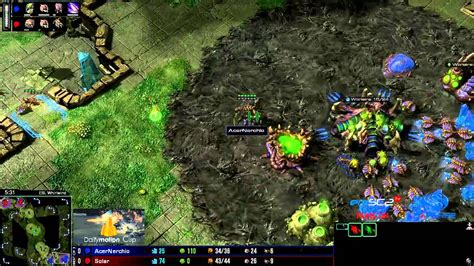 ZvZ Nerchio Vs Solar Belshire Starcraft 2 HD Polski Komentarz Heart