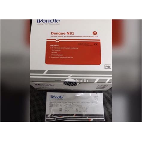 Jual Rapid Tes Ns Dengue Demam Berdarah Isi Tes Shopee Indonesia