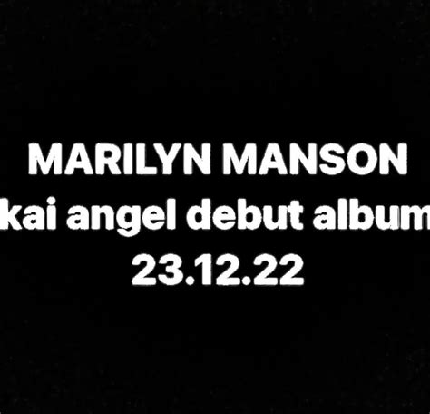 Kai Angel Marilyn Manson Demo Lyrics Genius Lyrics