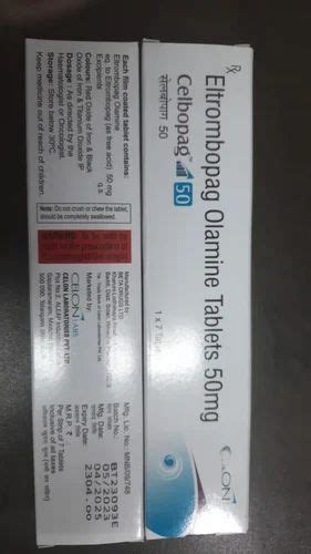 Elrombopag Olamine Tablets Mg At Best Price In Mumbai By Fourway