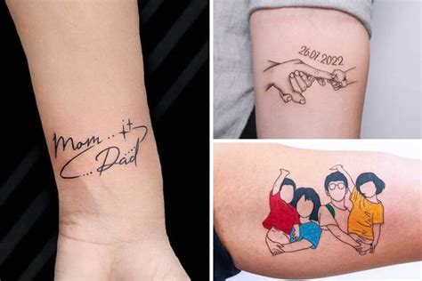 38 Mom Dad Tattoos To Honor Their Love