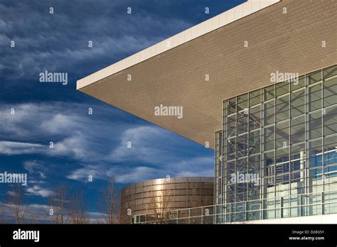 Usa Colorado Denver Colorado Convention Center Exterior Stock Photo