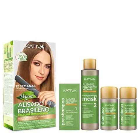 Kativa Vegan Brazilian Straightening Kit Weeks