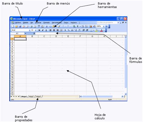 MICROSOFT EXCEL: COMPOSICION DE LA HOJA DE CALCULO 