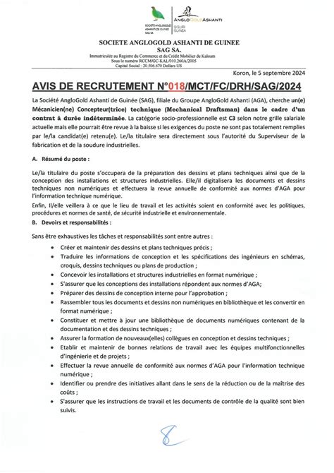 Avis de recrutement d un e Mécanicien ne Concepteur trice technique