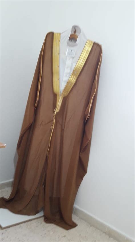 Men Bisht Islamic Arab Dress Sheikh Imam Kaftan Cloak Bisht Etsy