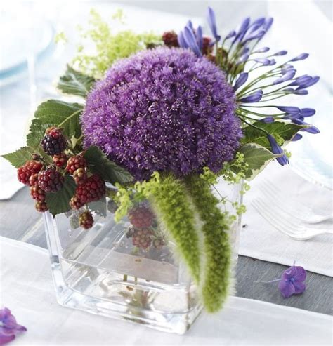 How to Make Some Very Cool Allium Arrangements | Whole Blossoms | Summer bouquet, Wedding ...