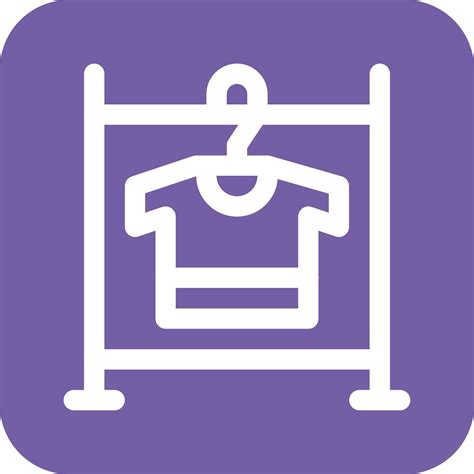 Clothes Rack Vector Icon 33156279 Vector Art at Vecteezy