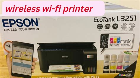 EPSON ECOTANK PRINTER L3251 UNBOXING REVIEW EPSON L3251 PRINTER YouTube