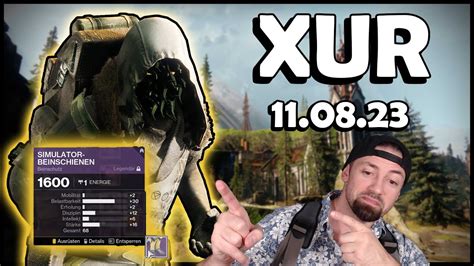 Xur 11 0 08 23 Must have Exo für nächste Season und nette Rüstung