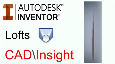 Autodesk Inventor Lofts Youtube