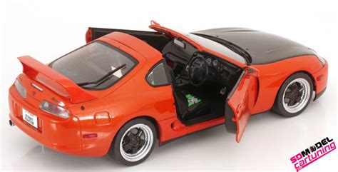 1 18 Toyota Supra Mk4 A80 Streetfighter 1993 Orange