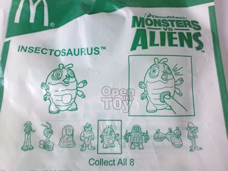 Insectosaurus Monsters vs Aliens McDonalds Happy Meal Toy