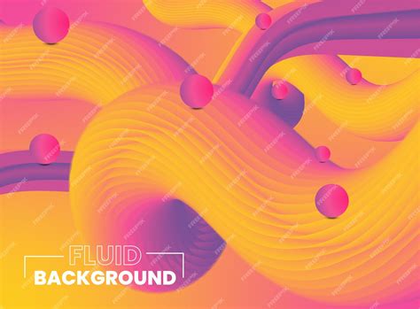 Premium Vector Vector Gradient Fluid Shapes Background