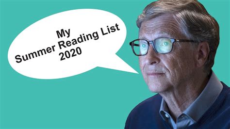 Bill Gates 2020 Summer Reading List 5 Books Youtube