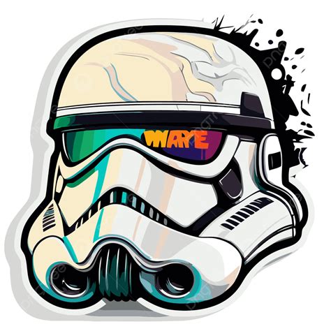 Star Wars Stormtrooper Helmet Sticker Clipart Vector, Star Clipart ...