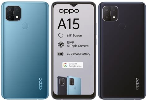Представлен смартфон OPPO A15 за $150