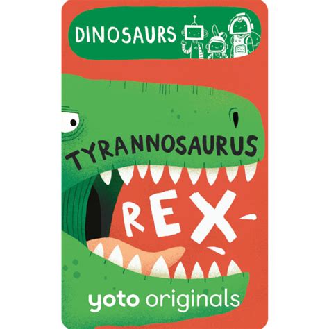 Yoto Cards Brainbots Dinosaurs Toyville