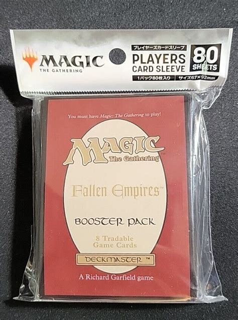 Magic The Gathering Players Card Sleeve 80ct Fallen Empires MTGS 252