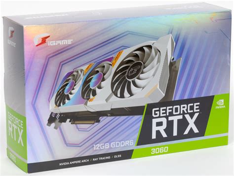 Обзор видеокарты Colorful iGame GeForce RTX 3060 Ultra W OC 12G L-V (12 ГБ)