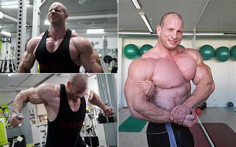 Le Bodybuilder Michal Krizo Fume Un Entra Nement De Poitrine Et De Delt