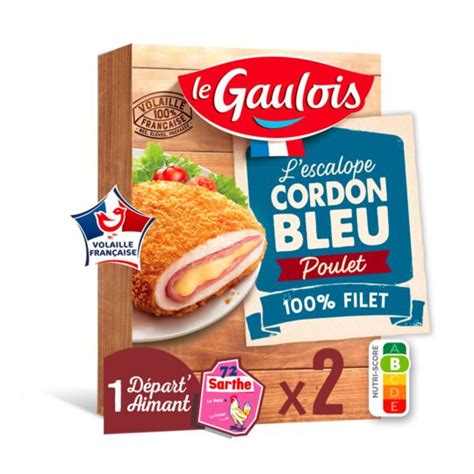 Cordon Bleu Poulet Le Gaulois La Boite De G Prix Carrefour