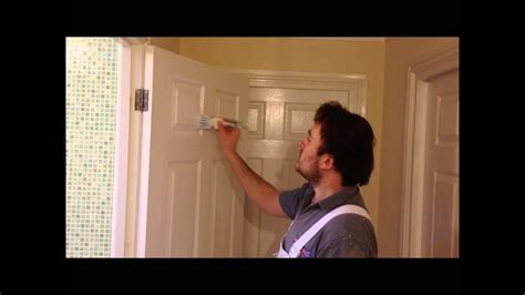 How To Sand And Paint An Interior Door Youtube