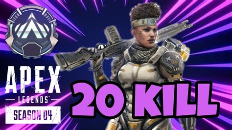 Apex Legend Season 4 Platinum Ranked Got 20 Kills With Squad Ranked