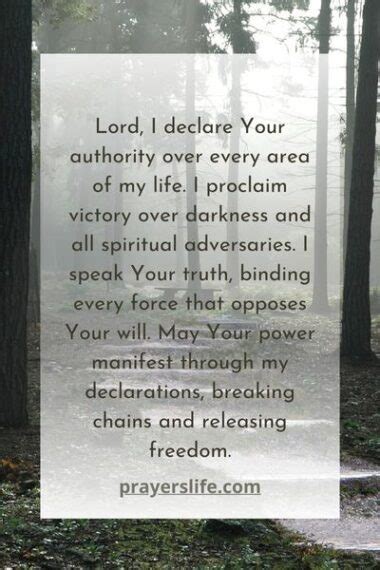 Warfare Prayers And Declarations