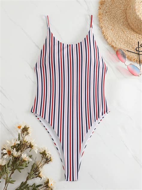 New Arrival Color Blocking One Piece Bikini Sexy Sporty Adorable And Romantic Style SHEIN USA