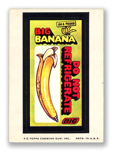 Wacky Packages Topps 7th Series Big Banana Pen