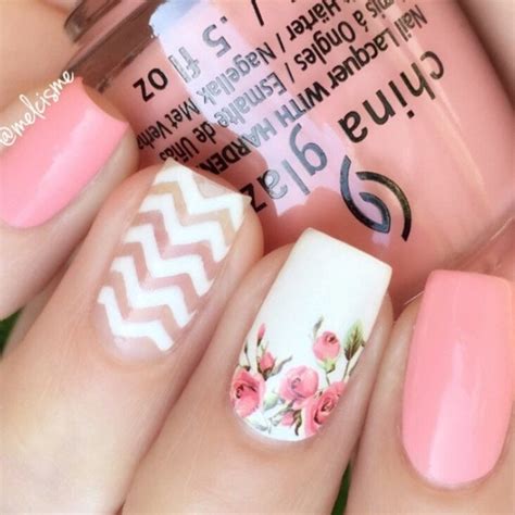 Nail Art Water Decals Stickers Transfers White Pink Spring Etsy Uk