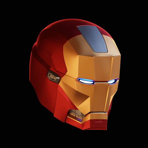 Ironman Mark Heartbreaker Helmet D Model W Inner