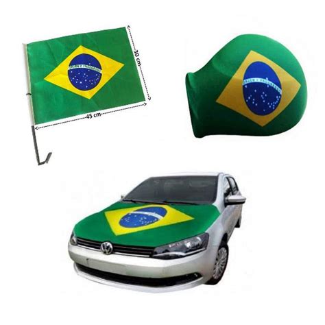 Bandeira Do Brasil Capo Do Carro Extra