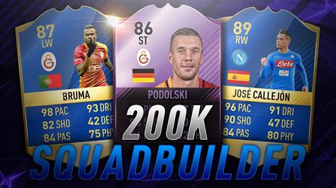 Zieke 200k Squad Builder Fifa 17 Ultimateteam [nl] Youtube