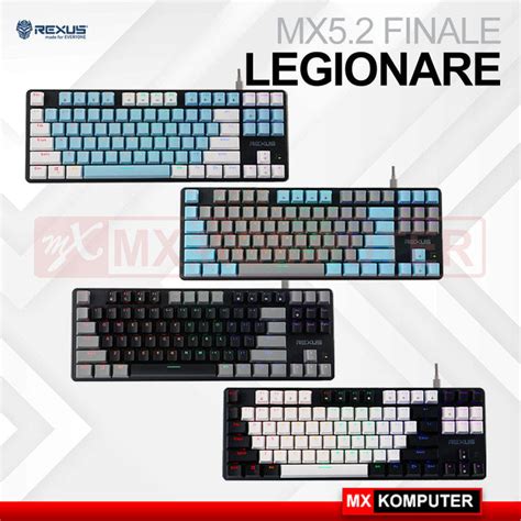 Keyboard Rexus Gaming Mechanical Legionare MX5 2 TKL Lazada Indonesia