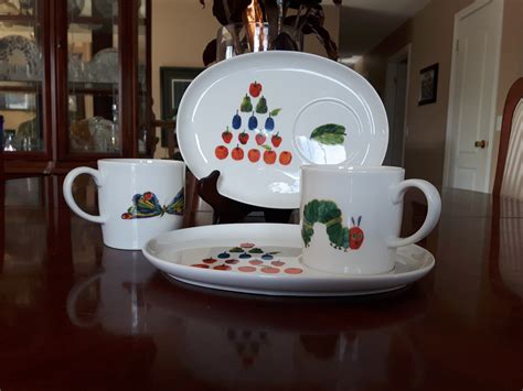 Portmeirion The Very Hungry Caterpillar Plate And Cup Set Eric Etsy