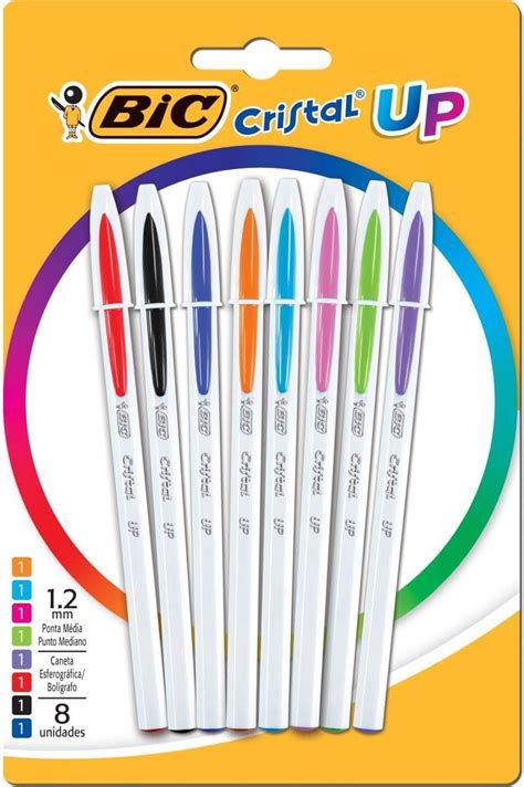 Caneta Esferogr Fica Mm Cores Cristal Up Bic Bic