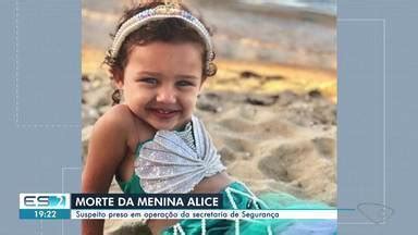 Boa Noite Espírito Santo Suspeito de envolvimento na morte da menina