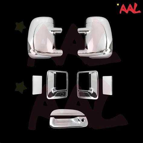 AAL FOR 99 05 06 FORD F 250 CHROME MIRROR 2 DOOR HANDLE W O PK