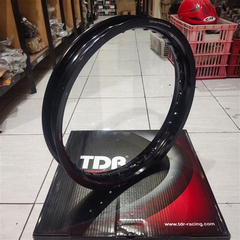 Jual Velg Tdr W Shape Ring X Hitam Glossy Harga